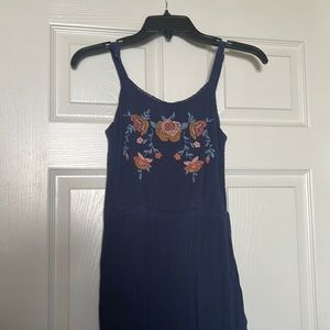 Girls blue romper